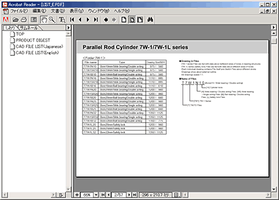 CAD FILE LIST(English)